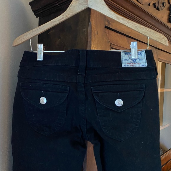 True Religion Black Denim Skinny Jeans - Picture 6 of 9